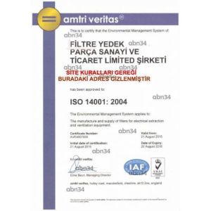 Alüminyum Davlumbaz Filtresi 261x334.5mm Ankastre Filtresi 26x33.5cm Alüminyum Kartuş Filtre