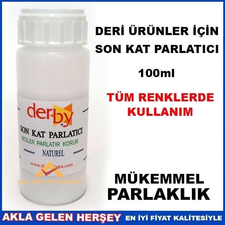DERBY DERİ ÜRÜNLER İÇİN SON KAT BOYA PARLATICI
