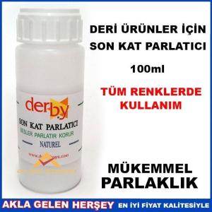 DERBY DERİ ÜRÜNLER İÇİN SON KAT BOYA PARLATICI