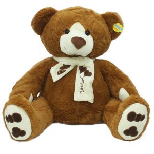 Oturan Atkılı Peluş Ayı