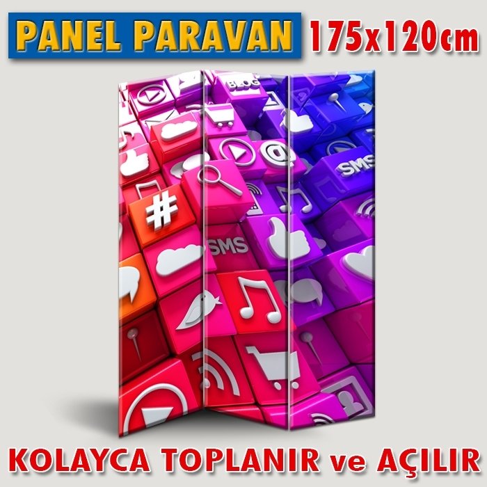 GÖRSELLİ KATLANIR PANEL BÖLME SİSTEMİ - SOSYAL TEKNOLOJİ 2