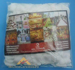 600 ADET 5CM BEYAZ YAPAY GÜL YAPRAKLARI