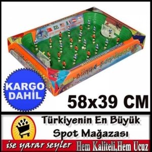 BÜYÜK BOY 60x40cm TAM KADRO FUTBOL OYUNU YAYLI MASA MAÇI OYUNU