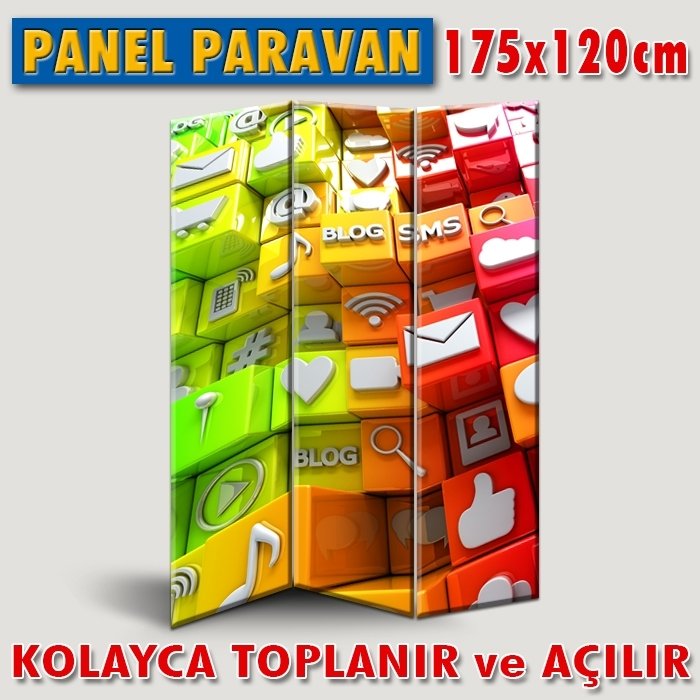 GÖRSELLİ KATLANIR PANEL BÖLME SİSTEMİ - SOSYAL TEKNOLOJİ