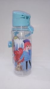 Mavi Renk Suluk Buz Prensesler Kelley-Francie  Kardanadam Pipetli 500ml Su Matarası Kırılmayan En Sağlıklı İçecek Kabı