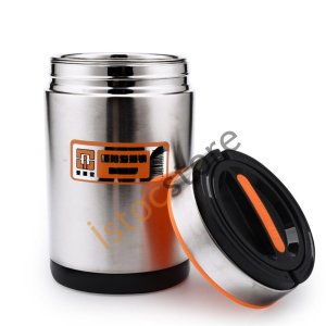 Paslanmaz Çelik 3Bölmeli 1.4 lt Yemek Termosu Korumalı Sefer Tası