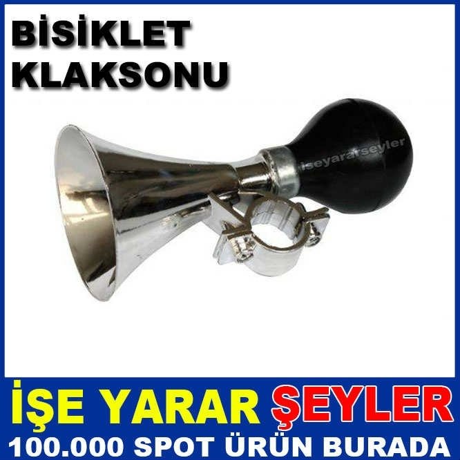 HAVALI KORNA METALİK GRİ BİSİKLET KLAKSONU