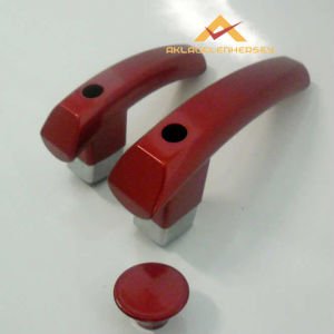 KIRMIZI RENKLİ ÇAYDANLIK KULP TAKIMI VE TUTACAĞI