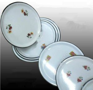 75cm SİNİ SAĞLIKLI ÇİNKO SOFRA SERVİS TEPSİSİ 75cm İÇİ ÇİÇEKLİ BEYAZ EMAYE TEPSİ HİJYENİKTİR