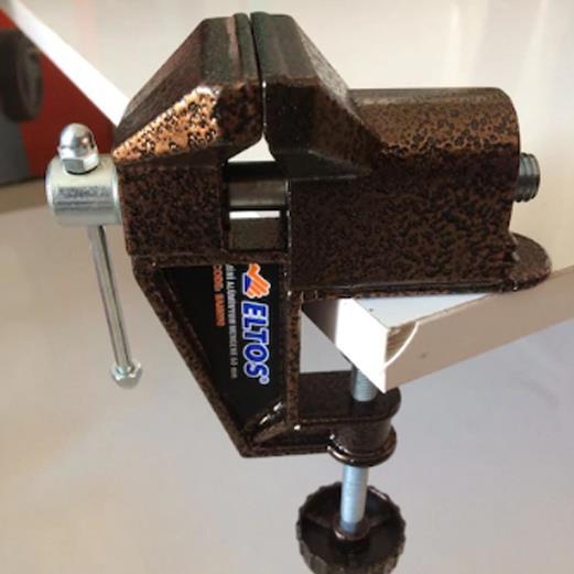 Masaya Monte Pratik Mengene Alüminyum Gövde Çelik Çene Yapısı