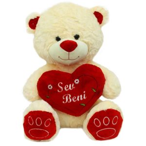 Oturan Kalpli Peluş Ayı