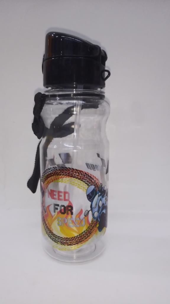 Siyah Renk Suluk Need For Speed Motogp Erkek Suluk Pipetli 500ml Su Matarası Kırılmayan En Sağlıklı İçecek Kabı