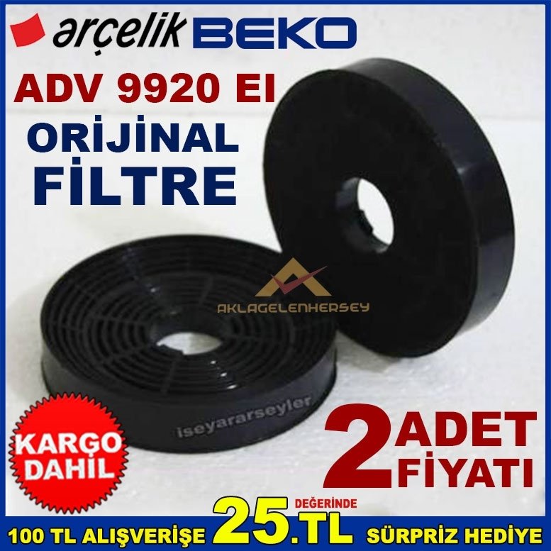 ARÇELİK BEKO ADV 9920 EI  ANKASTRE DAVLUMBAZ ASPİRATÖR FİLTRE