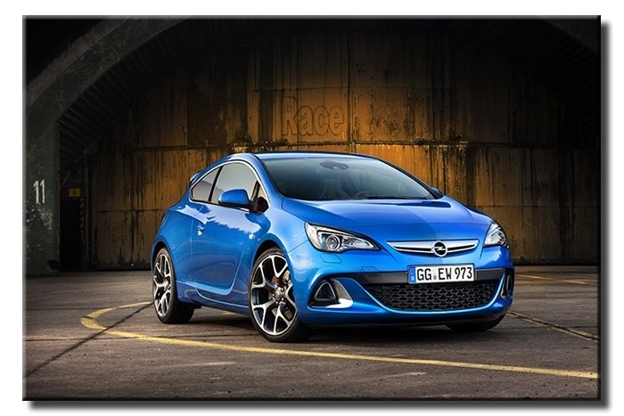 OPEL ASTRA GT 6 değişen ölçü ORİJİNAL KANVAS TABLO