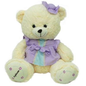 Oturan Mini Şapkalı Peluş Ayı