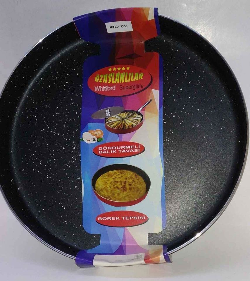 Özaslanlılar 32 cm Granit tepsi (yapışmaz tava ,tepsi. Fırın ve ocak üstünde kullanılabilir