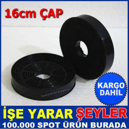 16cm Mutfak Aspiratörü Bacasız Kullanım Filtresi Duman Ve Koku Emici Mikro Karbon Aspiratör Filtresi