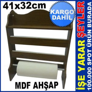 3 KATLI AHŞAP KAĞIT HAVLULUK FİLM FOLYOLUK