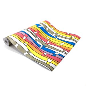 Vitray Desenli 45cm Eninde Yapışkanlı Dekoratif Cam Filmi 1 Metre Fiyatıdır