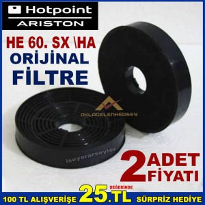 HOTPOİNT HE 60. SX \HA ANKASTRE DAVLUMBAZ FİLTRESİ ARİSTON HE 60. SX \HA ASPİRATÖR KARBON FİLTRE