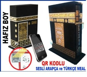 SESLİ ARAPÇA ve MEAL KABE KUTULU KURAN-I KERİM