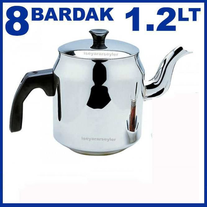 Standart Boy Çaydanlık Üstü Çelik Demlik 1.2 LitrePaslanmaz Çelik Çaymatik,Semaver Demliği