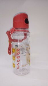 Sarı Kırmızı Renkli Futbol Toplu Suluk 500ml Su Matarası Kırılmaz  En Sağlıklı İçecek Kabı