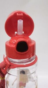 Sarı Kırmızı Renkli Futbol Toplu Suluk 500ml Su Matarası Kırılmaz  En Sağlıklı İçecek Kabı