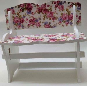 Modüler Ahşap Dekoratif Raflık, UV Baskılı Havluluk D-7