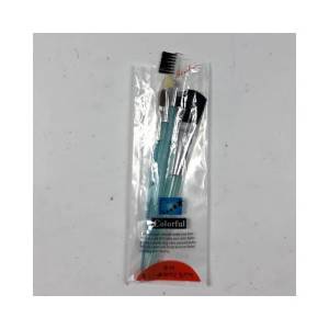 Şeffaf Saplı En İyi Kalite Gerçek Kıldan 5Parça Makyaj Fırça Seti