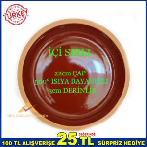 22cm 2'Lİ SET ET TAVA için YUVARLAK FIRIN KABI