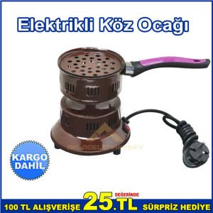 Elektrikli Köz Yakma Makinesi - Nargile Köz Ocağı