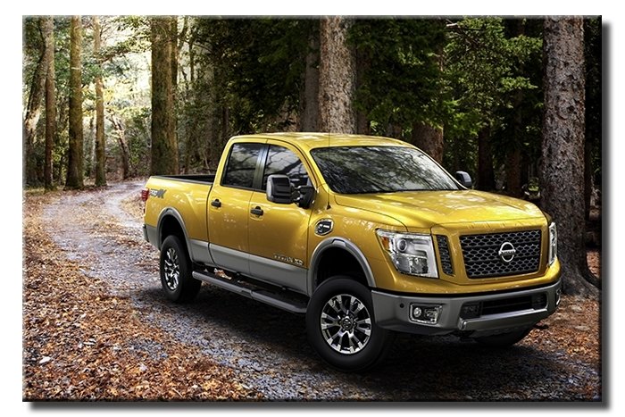 NISSAN TITAN PİKAP 6 değişen ölçü ORİJİNAL KANVAS TABLO