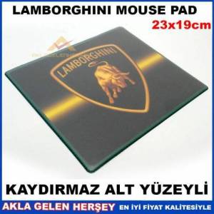 Kaymaz Alt Yüzeyli Lamborghini Desenli Mouse Pad