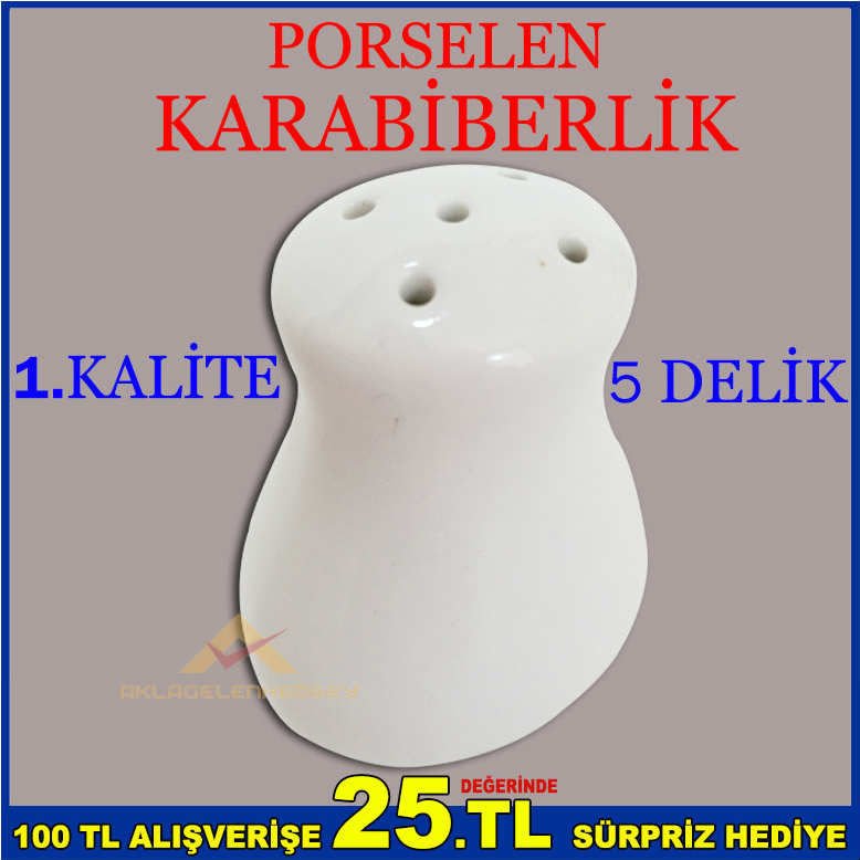 1.KALİTE PORSELEN KARABİBERLİK BAHARATLIK