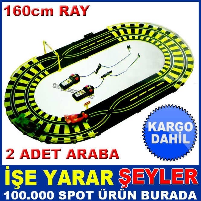 160cm RAYLI ARABALI SUPER TRUCK YARIŞ PİSTİ KD