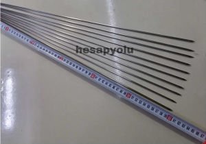 Eniyi kalite çelikten üretim uzun boy metal çöpşiş çubuğu 304 kalite çelikten 60cm köşeli çöp şiş