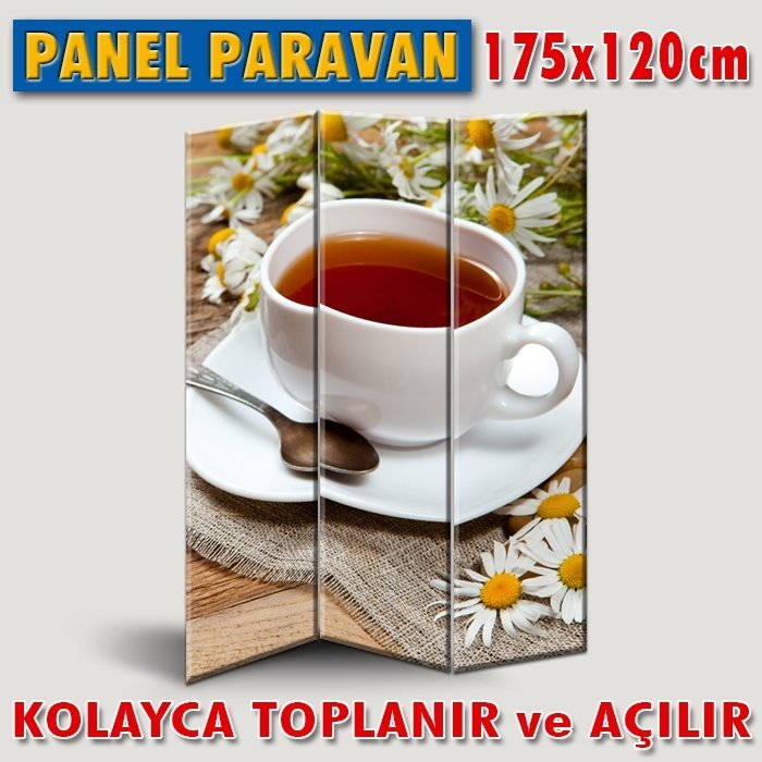 GÖRSELLİ KATLANIR PANEL BÖLME SİSTEMİ - ÇAY KEYFİ