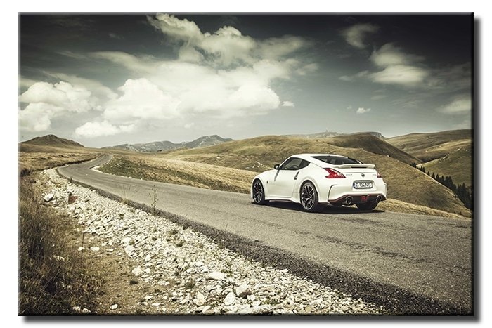 NISSAN İLE TEPELER 6 değişen ölçü ORİJİNAL KANVAS TABLO