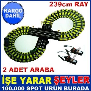 239cm RAYLI ARABALI SUPER TRUCK YARIŞ PİSTİ KD