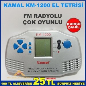 AUTOSCAN FM RADYOLU ÇOK OYUNLU EL TETRİSİ