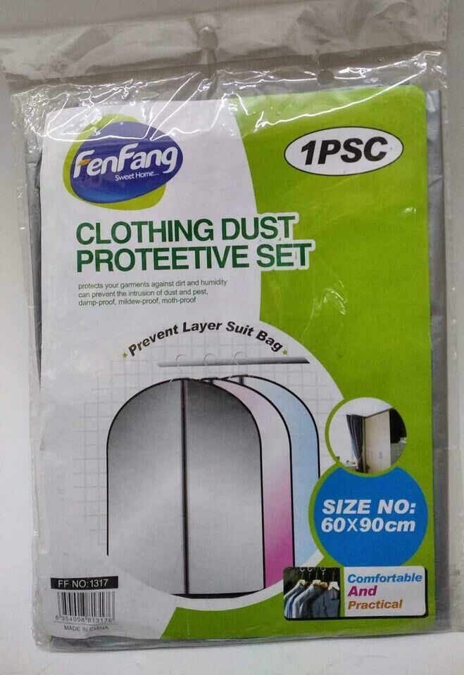 FenFang Gamboç elbise saklama kılıfı, koruyucu 60x90 cm D-raf