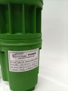 TürkMalı 1/2'' Metal Gövde Elektromanyetik Bakır Sargılı Dalgıç Pompa 55mt Yarım Parmak 2 Yıl Garanti