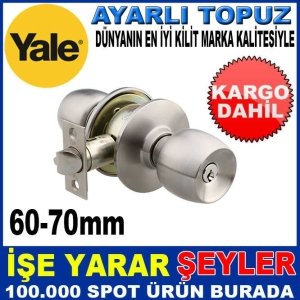 YALE KİLİT 60-70mm MANDAL AYAR TOPUZLU KİLİT KD