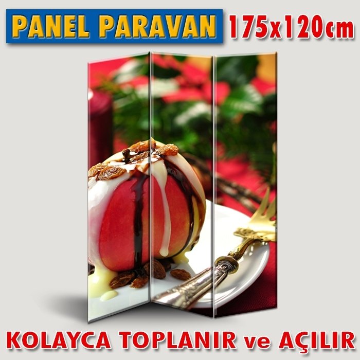 GÖRSELLİ KATLANIR PANEL BÖLME SİSTEMİ - ELMA TATLISI