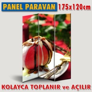 GÖRSELLİ KATLANIR PANEL BÖLME SİSTEMİ - ELMA TATLISI