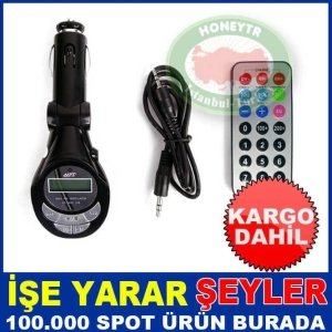 206 KANAL FM TRANSMİTTER OTO MP3 USB+SD GİRİŞ KD