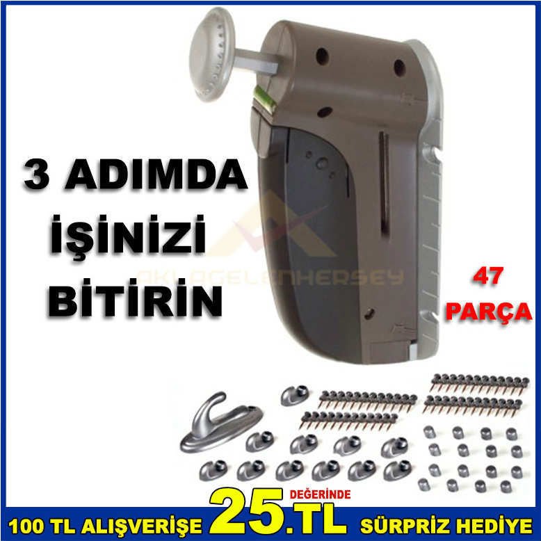 47 PARÇA HAZIR ŞERİT ÇİVİLİ KOLAY ÇİVİ ÇAKMA MAKİNESİ -2