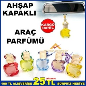 AHŞAP KAPAKLI KALICI ARABA KOKUSU OTO PARFÜMÜ