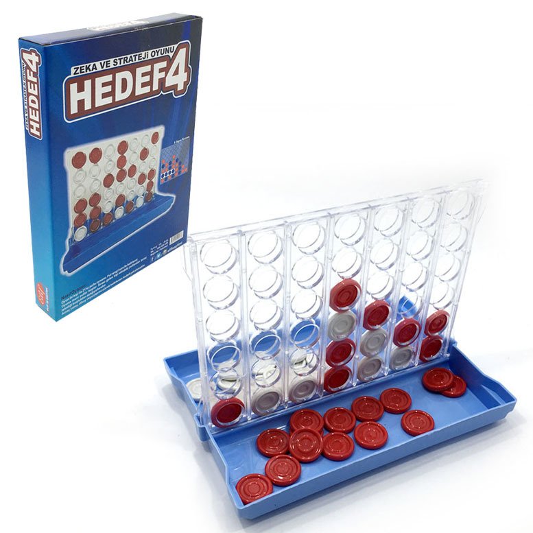 Plastik Hedef 4 Zeka ile Strateji Oyunu Akıl Oyunu Bingo Oyunu
